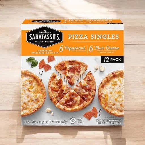 Sabatasso's Pizza Singles Pepperoni/Four-Cheese