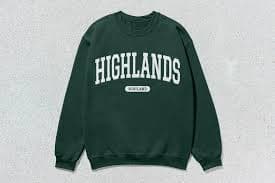Highlands Sweatshirt Scotland Collegiate Crewneck Sweater Unisex - Etsy