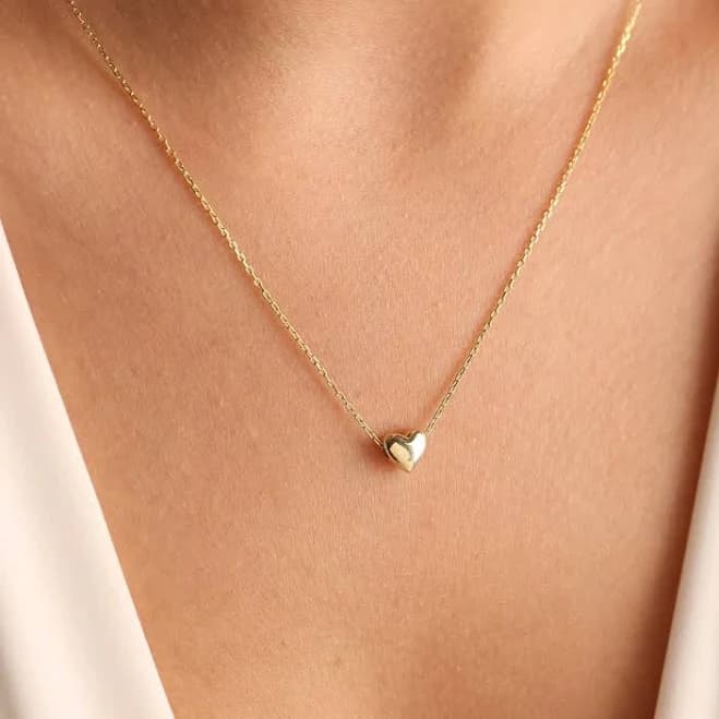 Tiny Heart Pendant Necklace