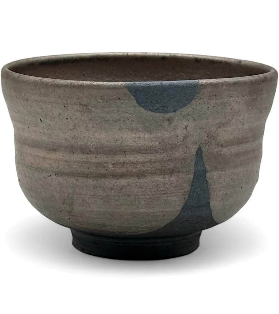 Karakane Rustic Brown Shigaraki-yaki Chawan Japanese Matcha Bowl