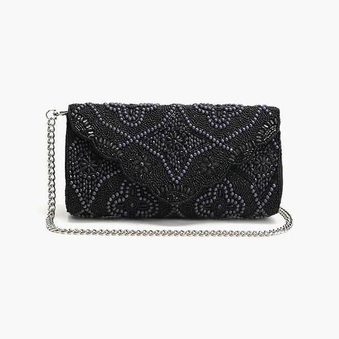 Starlight Embellished Evening Clutch