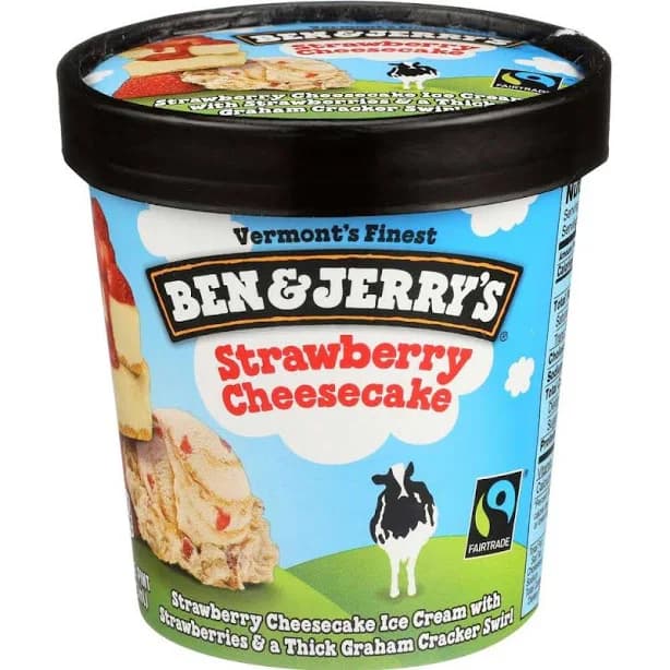Ben and Jerrys Strawberry Cheesecake Ice Cream