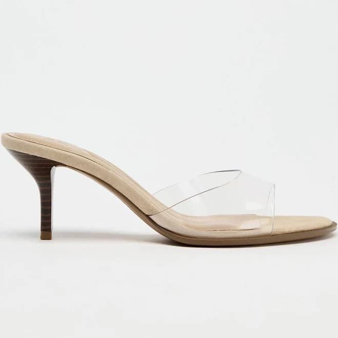 Zara Women's High Heeled Vinyl Sandals