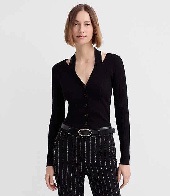 Loft Women's Halter Cutout Cardigan Sweater