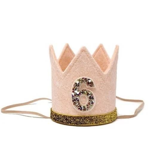 Girl's First Party Birthday Crown