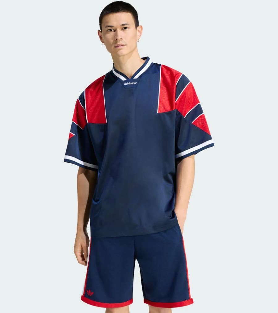 Mens adidas Panel Jersey Blue