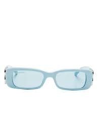 Balenciaga Eyewear Dynasty Sunglasses | Blue | FARFETCH KW