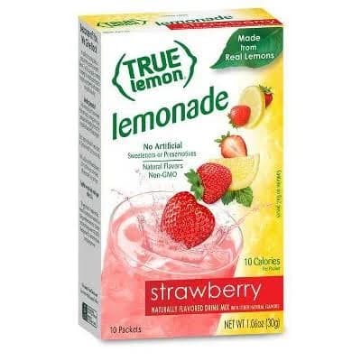 True Lemon Lemonade Drink Mix Strawberry