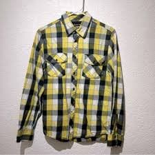 Vans | Shirts | Vans Off The Wall Plaid Button Up Long Sleeve Shirt Mens S Small | Poshmark