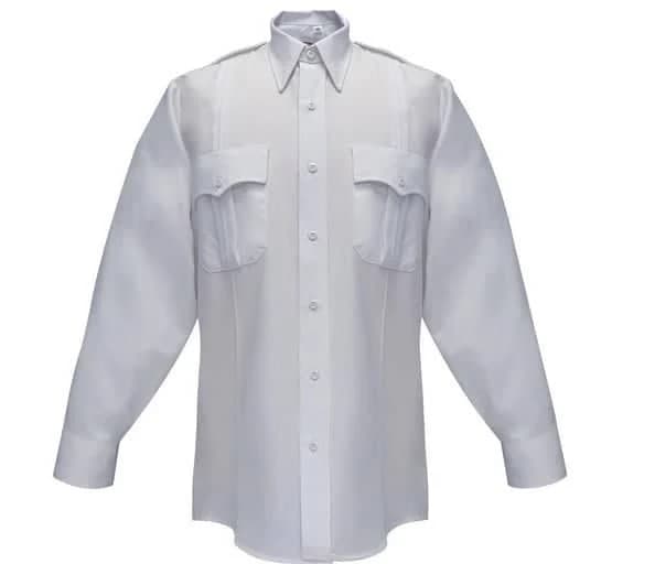 Men's Flying Cross Command Zip Front Long Sleeve Shirt