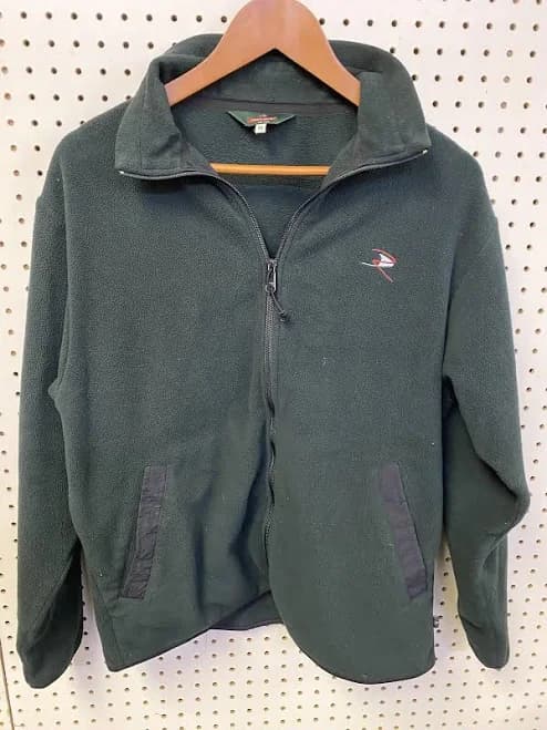 Redington Jacket Mens Medium Dark Green Full Zip Fleece Outdoor