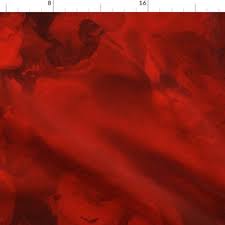 Blood Red Fabric - Lavalamp - 10 by Heytangerine - Red Watercolor Paint Abstract Cotton Fabric by the Yard With Spoonflower - Etsy
