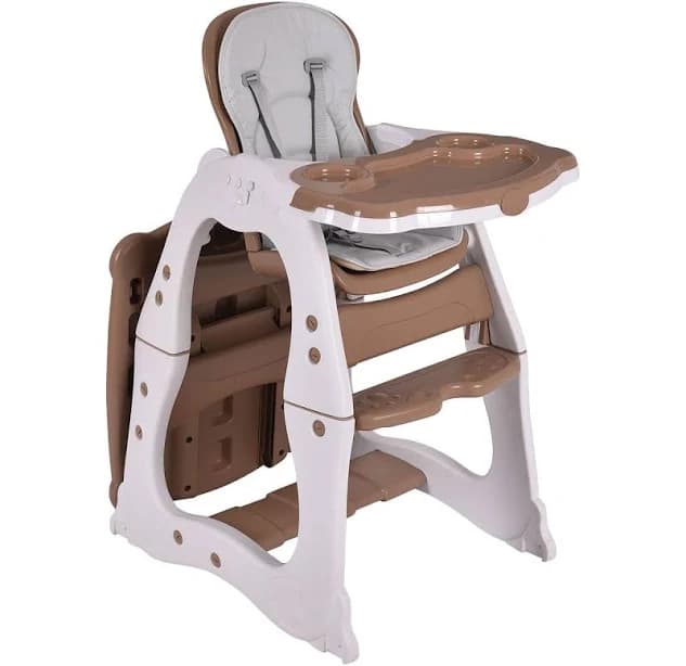 costway 3 in 1 Infant Table and Chair Set Baby High Chair