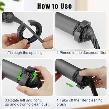 Amazon.com: Filter Cleaning Brush for Dyson Airwrap HS01 HS05 Hair Styler Gentle Air Attachments 96976001 : Home & Kitchen