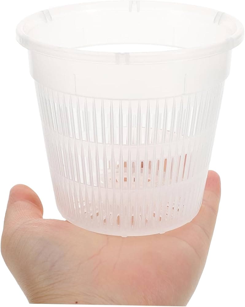 Amazon.com: SUPVOX 5 Pack Orchid Pot Cup Net Pots for Hydroponic Planting Slotted Mesh Baskets Sturdy Plastic for Garden Balcony Home Decor : Patio, Lawn & Garden