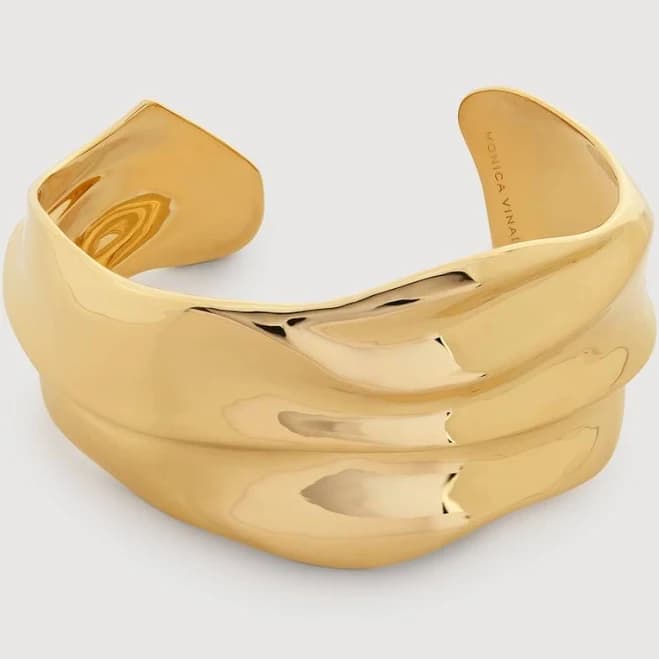 Monica Vinader Women's Nomade Bold 18K Gold Vermeil Cuff