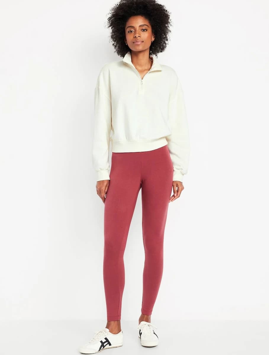Old Navy Women's High-Waisted Jersey Leggings