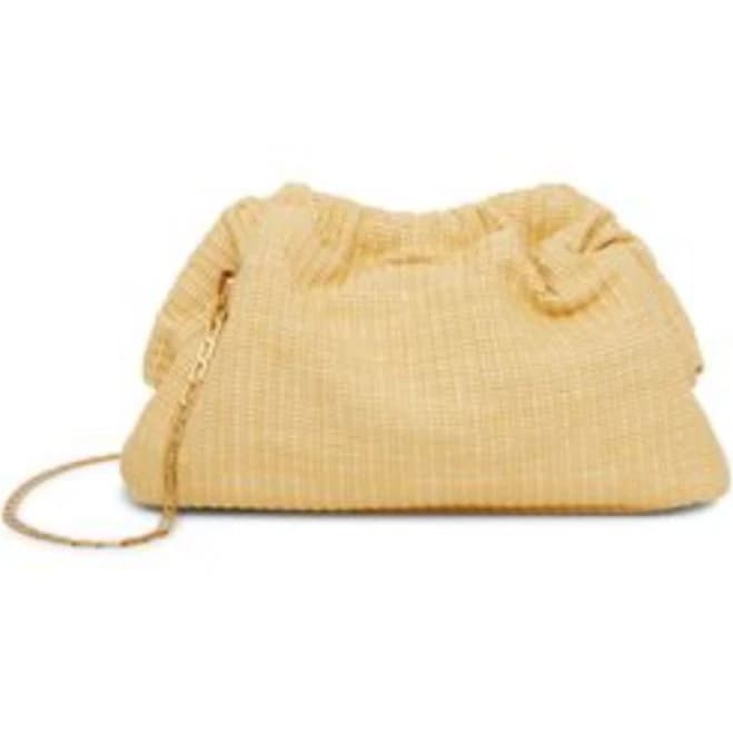 Mansur Gavriel Ladies Mini Cloud Raffia Clutch