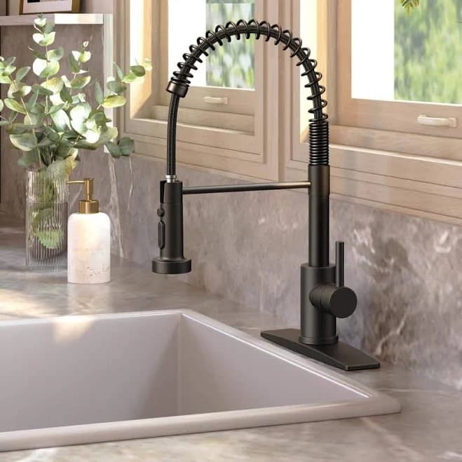 androme h51000 Single Pull Down Sprayer Kitchen Spring Handle