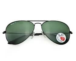 Ray-Ban RB3025 002/58 Aviator Classic Black Sunglasses