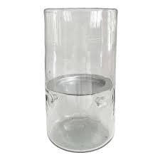 Picado Glass Candle Holder, 14"