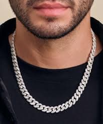 Iced Out Cuban Link Chain - 10mm - Men's Studded Chain - JAXXON