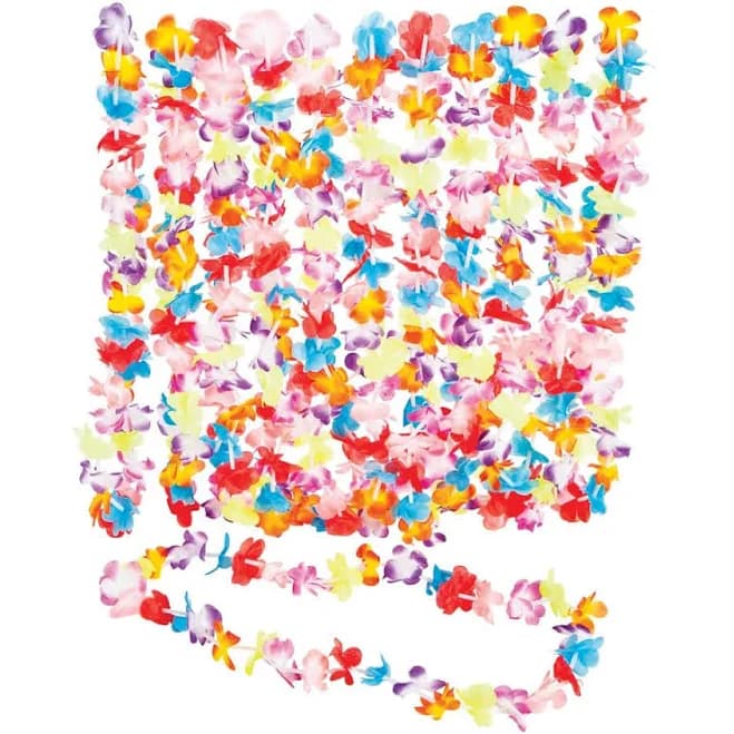 12-Piece Mini Flower Leis