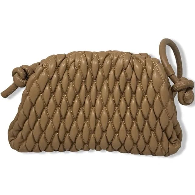 Textured Clutch Crossbody Bag
