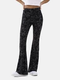 No Boundaries Flare Pants and 2-Pack, Women's and Women's Plus - Walmart.com