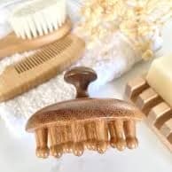 Sandalwood Scalp Massager: Eco-Friendly Spa Tool
