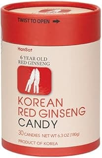 Korean Red Ginseng Candy 30 Candy Pieces