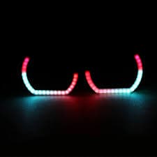 90mm 5050 Led U Shape Angel Eyes RGB Led Light for Holden Commodore VX/VU