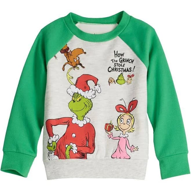 Jumping Beans Baby & Toddler Boy Dr. Seuss The Grinch Long Sleeve Graphic