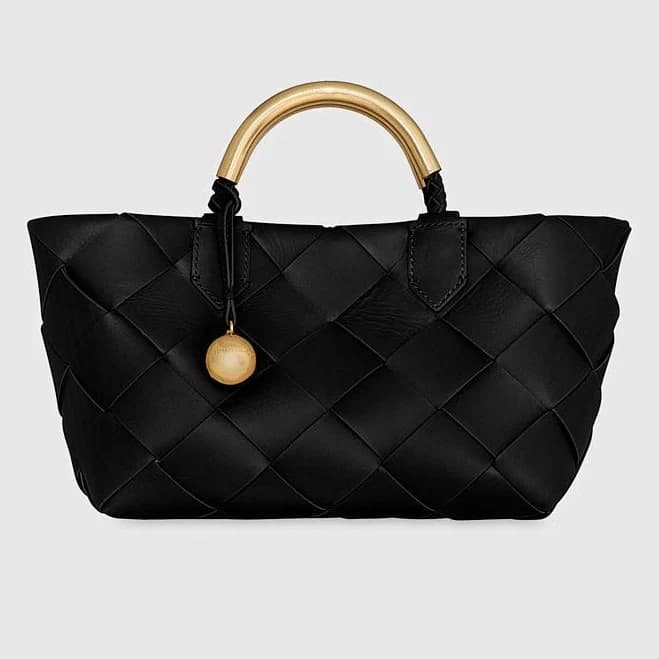 Rebecca Minkoff Women's Mini Frankie Woven Leather Tote