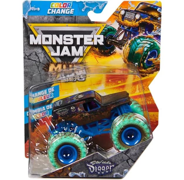 Monster Jam Mud Blasters Son-Uva Digger Diecast Car