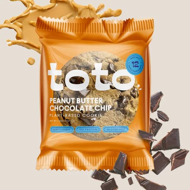 Toto Foods Co Peanut Butter Chocolate Chip Plant-Based Cookie