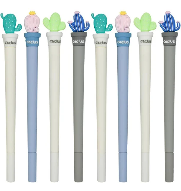 Lopenle 8 PCS Novelty Cactus Pens