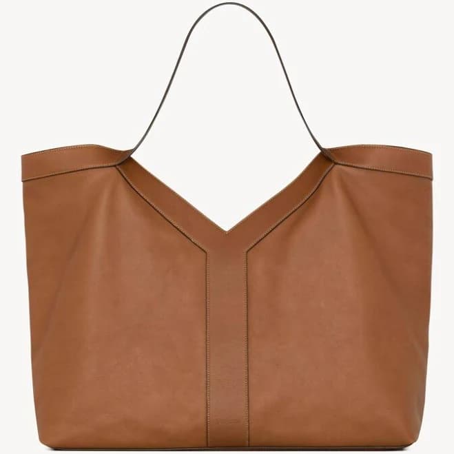Saint Laurent Men's Y Large Leather Tote