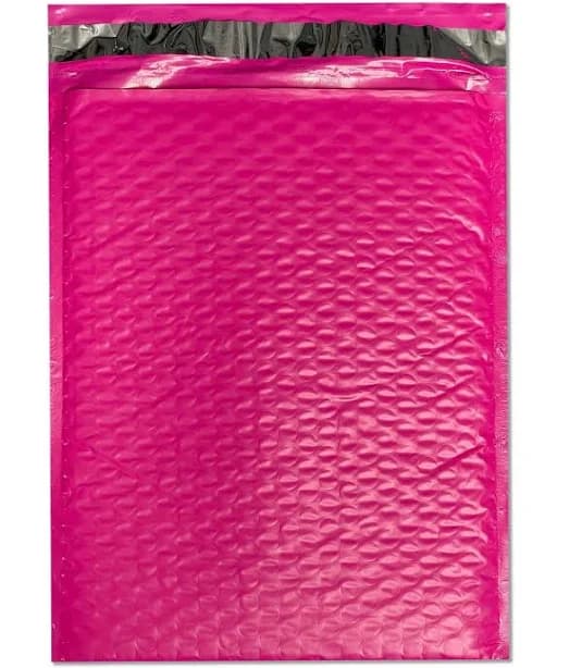 25 2 Pink Poly Bubble Mailers Envelopes Padded Mailer Shipping Bags