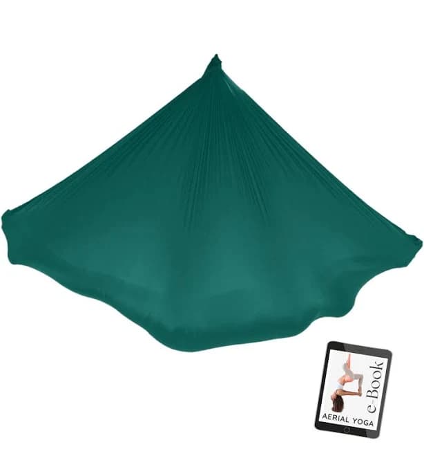 Yogalaxy Aerial Yoga Hammock Teal Safe & Tested