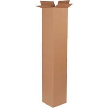 10" x 10" x 30" Tall Corrugated Box, Single Wall, 200#/ECT-32
