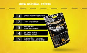 Buy My Supps 2000g Natural Casein Protein Powder - Bioactive Night Formula with EAA BCAA & Vitamin B6 - High-Quality Protein Made in Germany - International Shipping Available | Buy Now with
