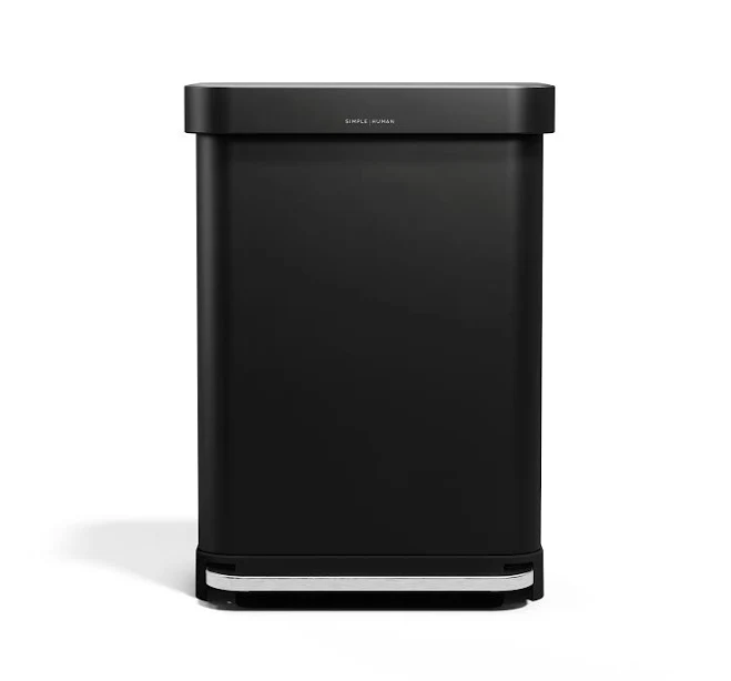simplehuman Rectangular Step Trash Can with Liner Pocket