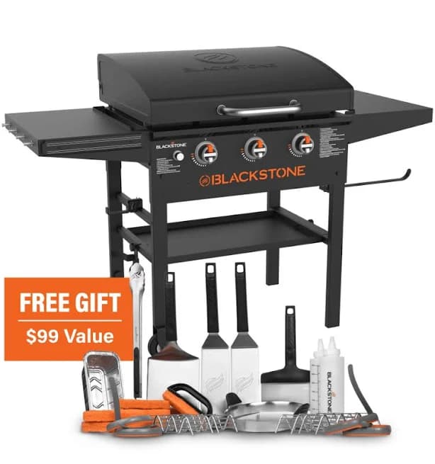 Blackstone 28" XL 3 Burner Griddle with Hood