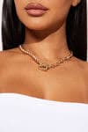 Can't Break Us Apart Necklace - Gold | Fashion Nova