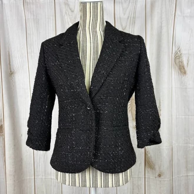 Jennifer Lopez Metallic Lurex Blazer