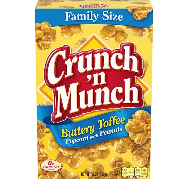 Crunch 'N Munch Buttery Toffee Popcorn with Peanuts