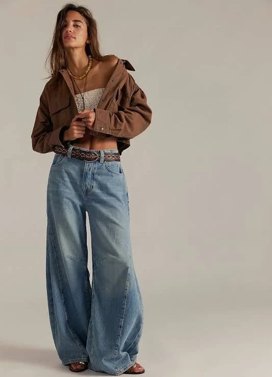 Free People Eden High Slouchy Jeans