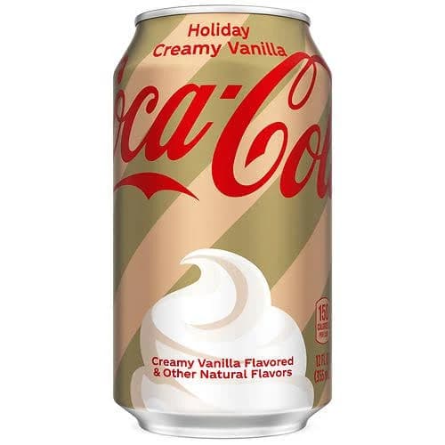 Coca-Cola Holiday Creamy Vanilla Soda Can