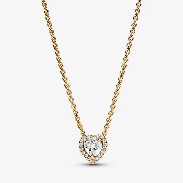 Pandora Sparkling Heart Collier Necklace